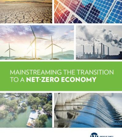 Mainstreaming the Trasition to a Net-Zero Economy